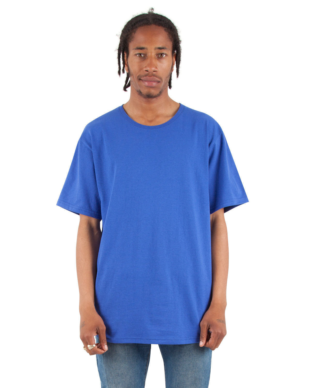 Shaka Wear Adult 6 oz., Curved Hem Long T-Shirt Shaka Wear