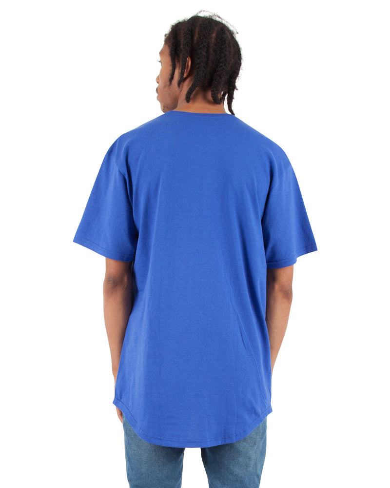 Shaka Wear Adult 6 oz., Curved Hem Long T-Shirt