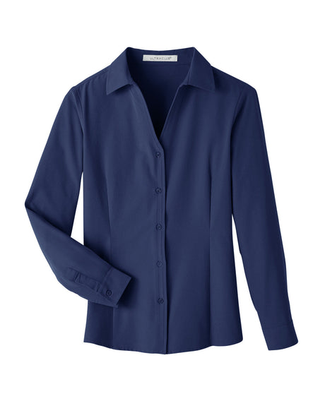 UltraClub Ladies' Bradley Performance Woven Shirt UltraClub