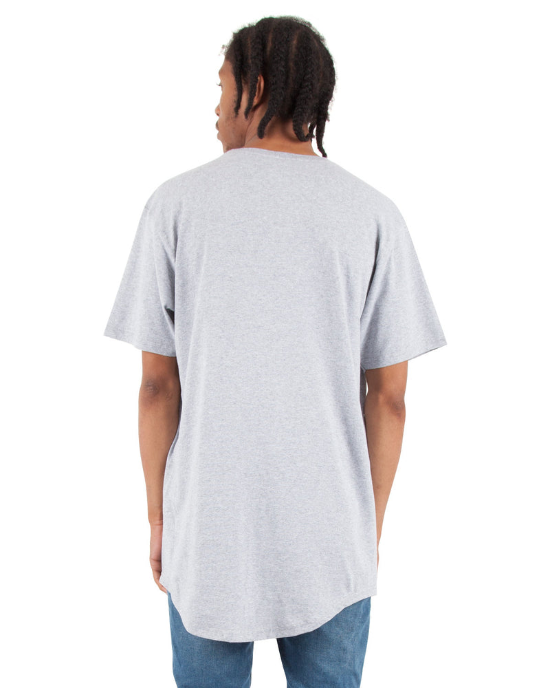 Shaka Wear Adult 6 oz., Curved Hem Long T-Shirt
