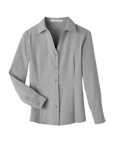 UltraClub Ladies' Bradley Performance Woven Shirt UltraClub