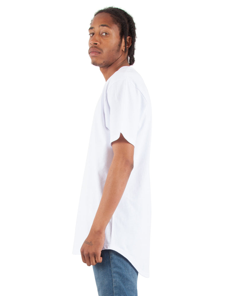 Shaka Wear Adult 6 oz., Curved Hem Long T-Shirt