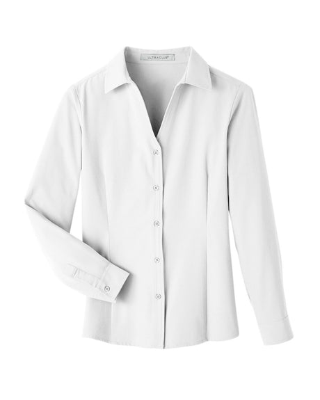 UltraClub Ladies' Bradley Performance Woven Shirt UltraClub