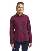Artisan Collection by Reprime Ladies' Mulligan Check Long-Sleeve Cotton Shirt Reprime