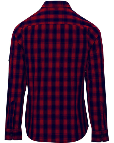 Artisan Collection by Reprime Ladies' Mulligan Check Long-Sleeve Cotton Shirt