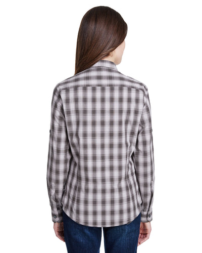 Artisan Collection by Reprime Ladies' Mulligan Check Long-Sleeve Cotton Shirt