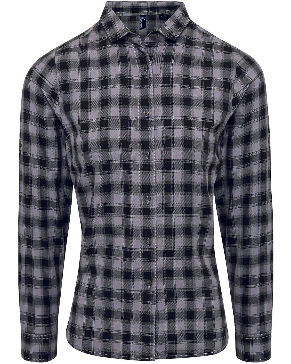 Artisan Collection by Reprime Ladies' Mulligan Check Long-Sleeve Cotton Shirt Reprime