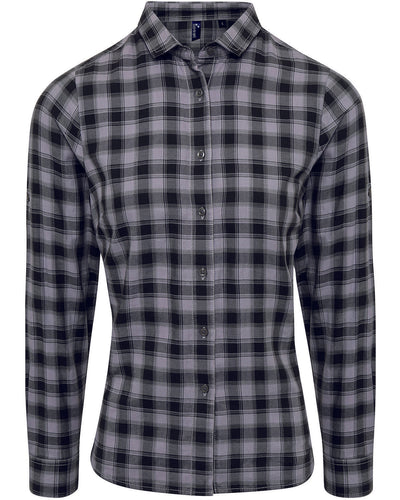 Artisan Collection by Reprime Ladies' Mulligan Check Long-Sleeve Cotton Shirt