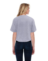 StarTee Ladies' Boyfriend Crop T-Shirt StarTee