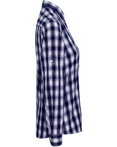 Artisan Collection by Reprime Ladies' Mulligan Check Long-Sleeve Cotton Shirt