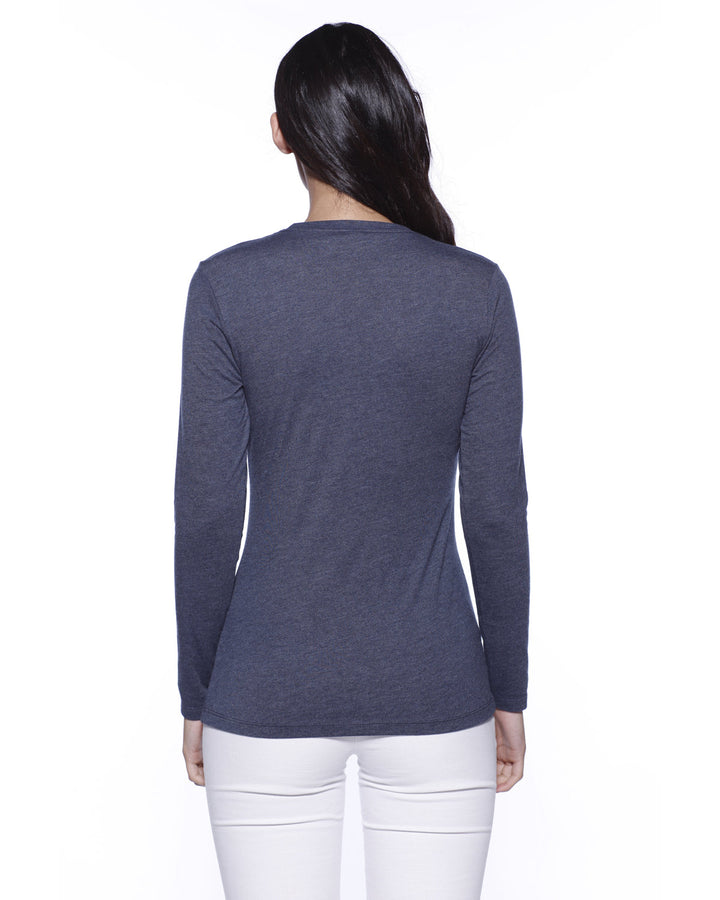 StarTee Ladies' CVC High Low Long-Sleeve T-Shirt StarTee