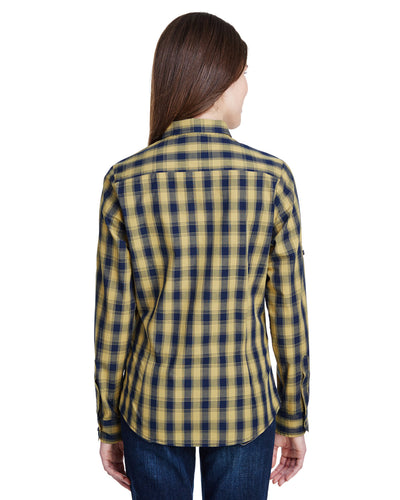 Artisan Collection by Reprime Ladies' Mulligan Check Long-Sleeve Cotton Shirt