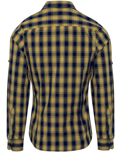 Artisan Collection by Reprime Ladies' Mulligan Check Long-Sleeve Cotton Shirt