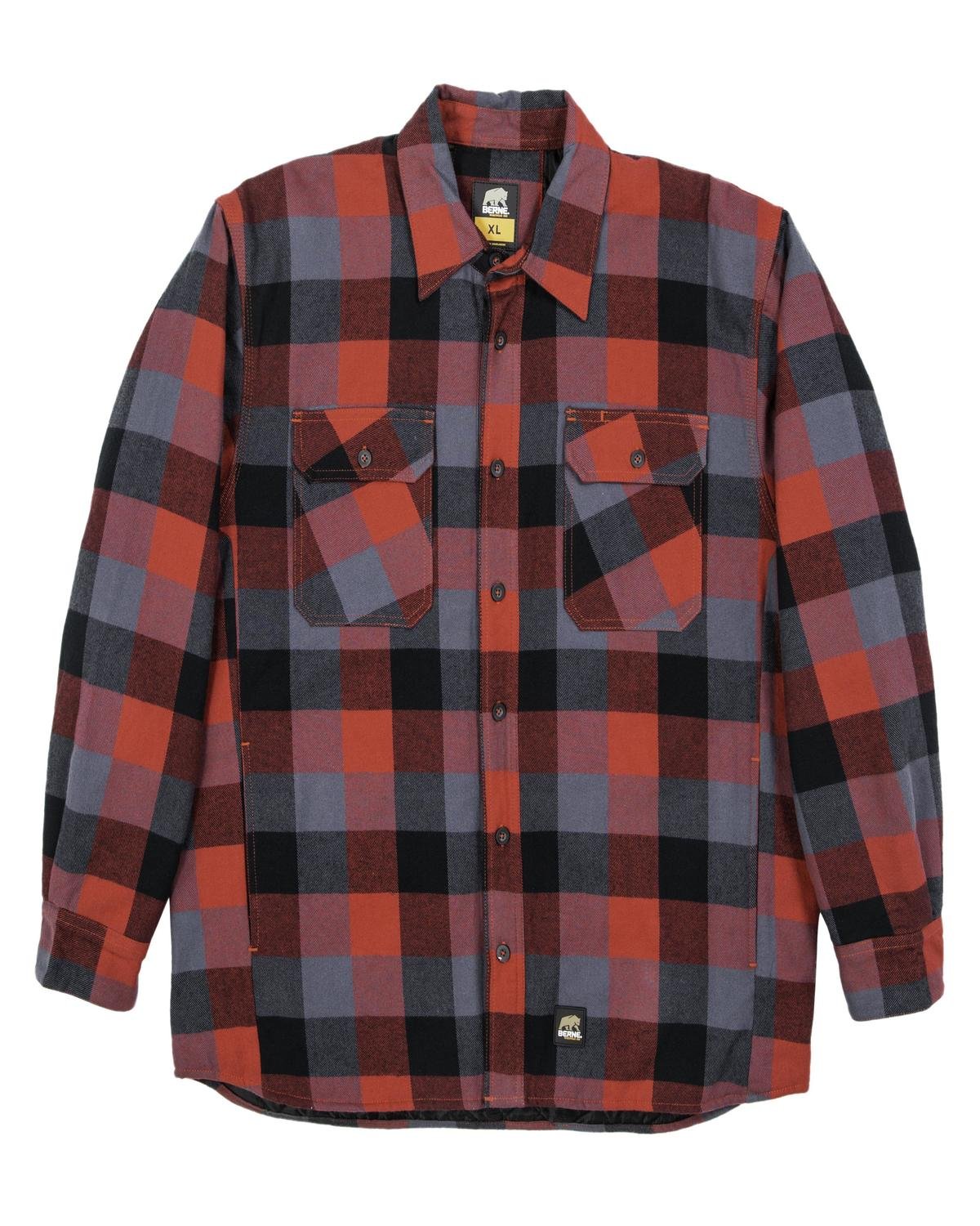 Berne Men's Tall Timber Flannel Shirt Jacket Berne