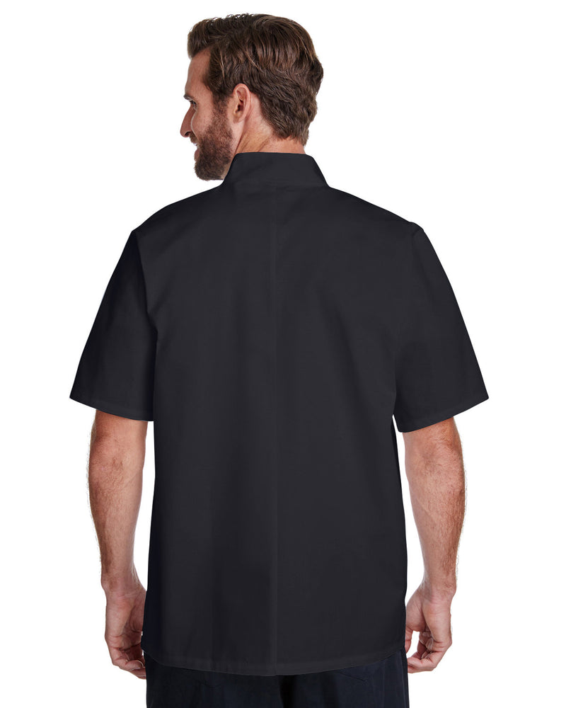Artisan Collection by Reprime Unisex Studded Front Short-Sleeve Chef&