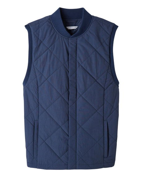 UltraClub Men's Dawson Quilted Hacking Vest UltraClub