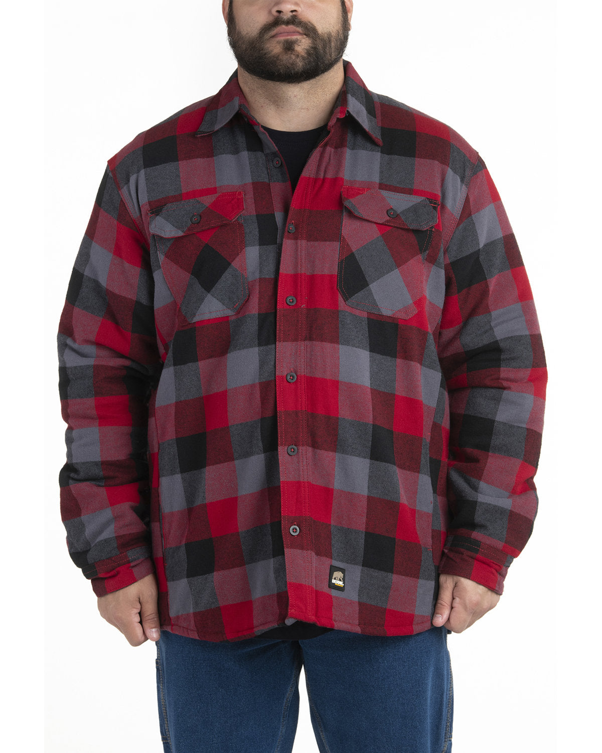 Berne Men's Timber Flannel Shirt Jacket Berne