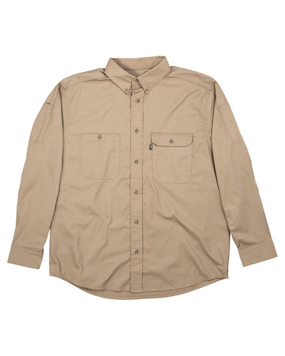 Berne Men's Utility Lightweight Canvas Woven Shirt