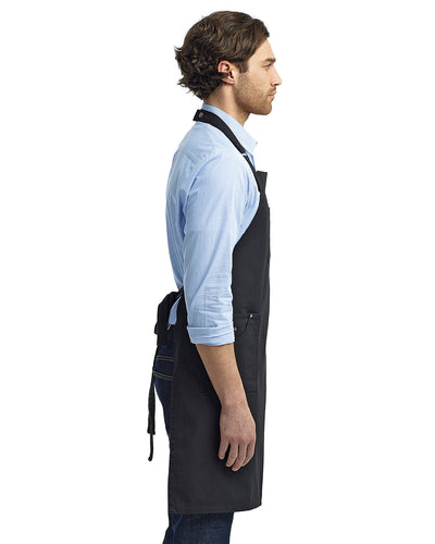 Artisan Collection by Reprime Unisex Cotton Chino Bib Apron