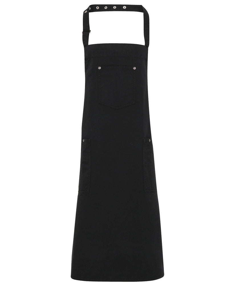 Artisan Collection by Reprime Unisex Cotton Chino Bib Apron