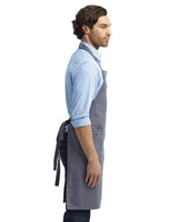 Artisan Collection by Reprime Unisex Cotton Chino Bib Apron Reprime