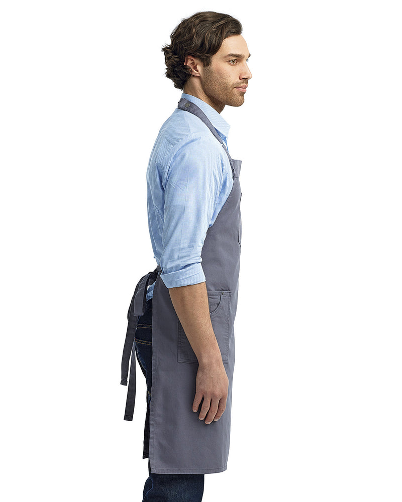 Artisan Collection by Reprime Unisex Cotton Chino Bib Apron