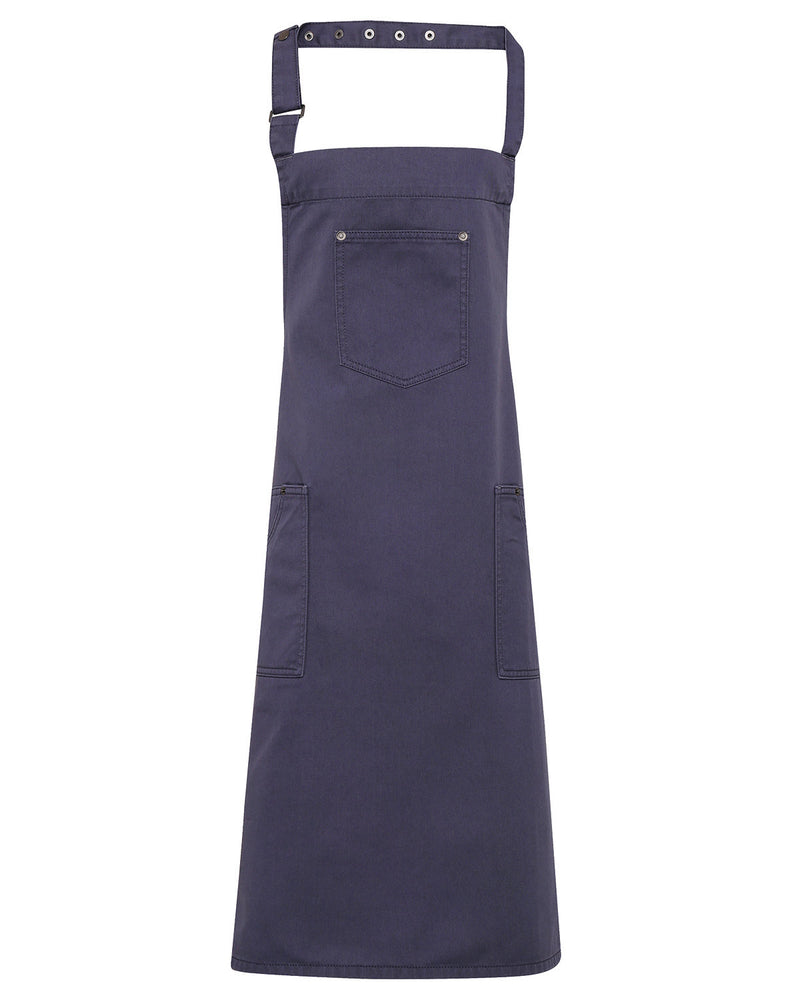 Artisan Collection by Reprime Unisex Cotton Chino Bib Apron