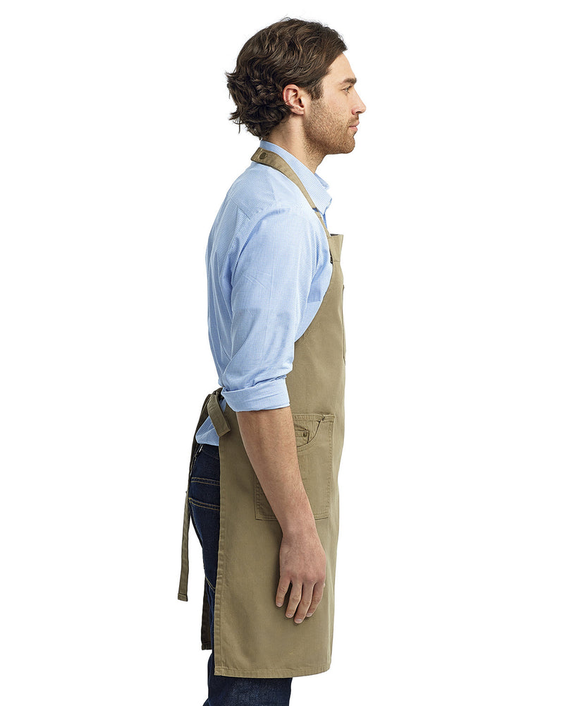 Artisan Collection by Reprime Unisex Cotton Chino Bib Apron