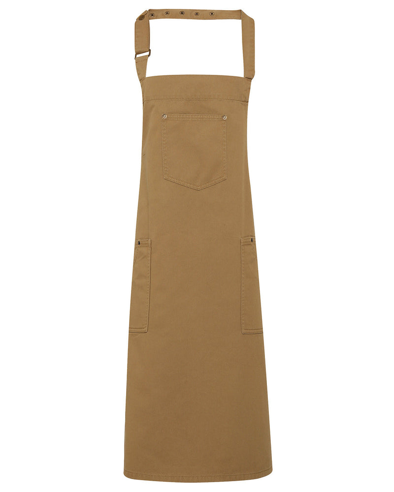 Artisan Collection by Reprime Unisex Cotton Chino Bib Apron