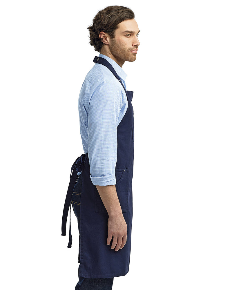 Artisan Collection by Reprime Unisex Cotton Chino Bib Apron