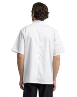 Artisan Collection by Reprime Unisex Studded Front Short-Sleeve Chef's Jacket Reprime