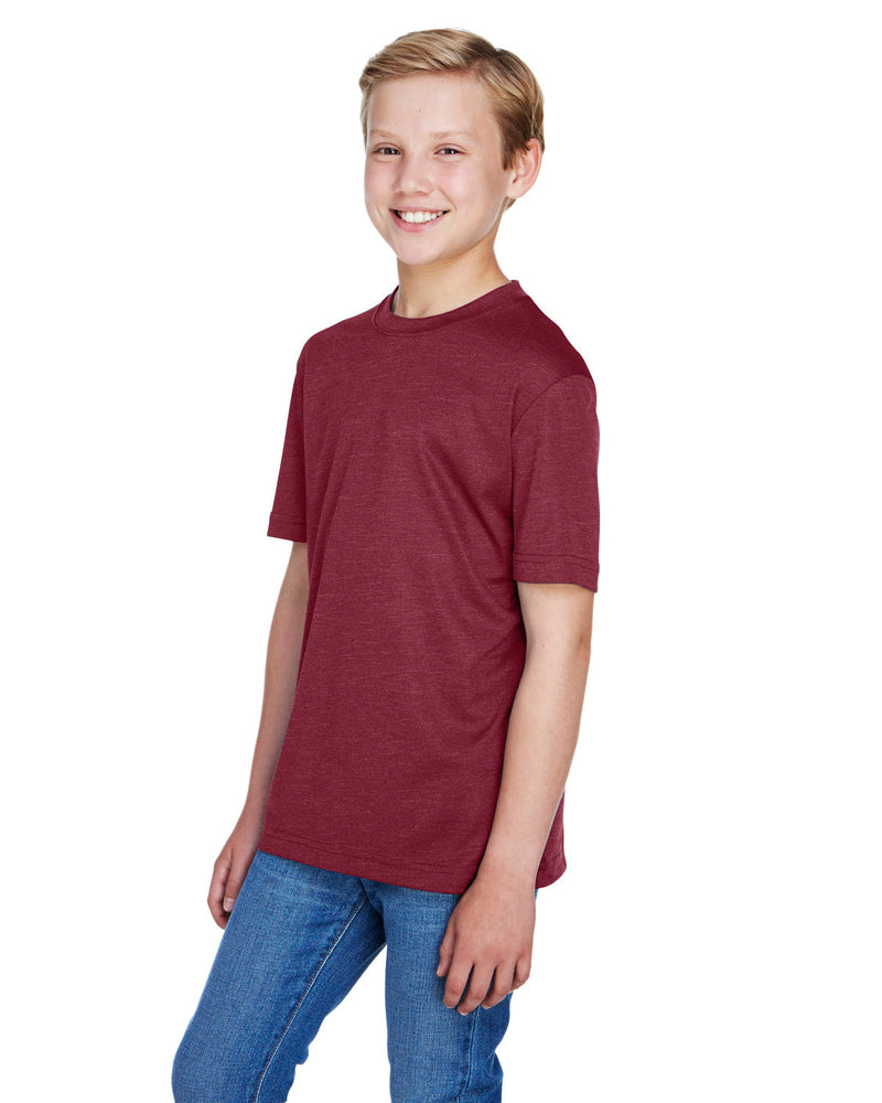 Team 365 Youth Sonic Heather Performance T-Shirt