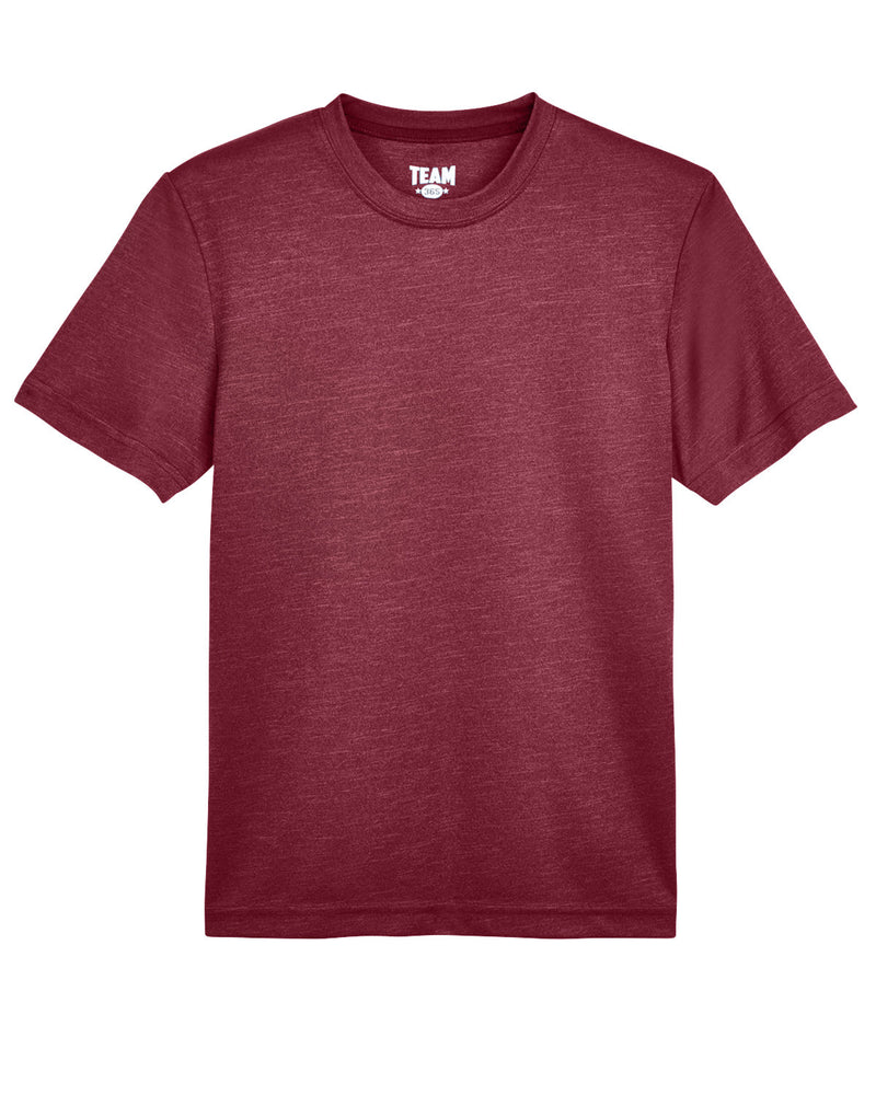 Team 365 Youth Sonic Heather Performance T-Shirt