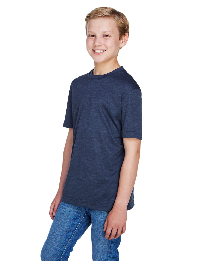 Team 365 Youth Sonic Heather Performance T-Shirt