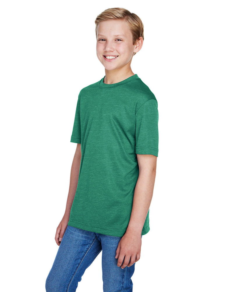 Team 365 Youth Sonic Heather Performance T-Shirt