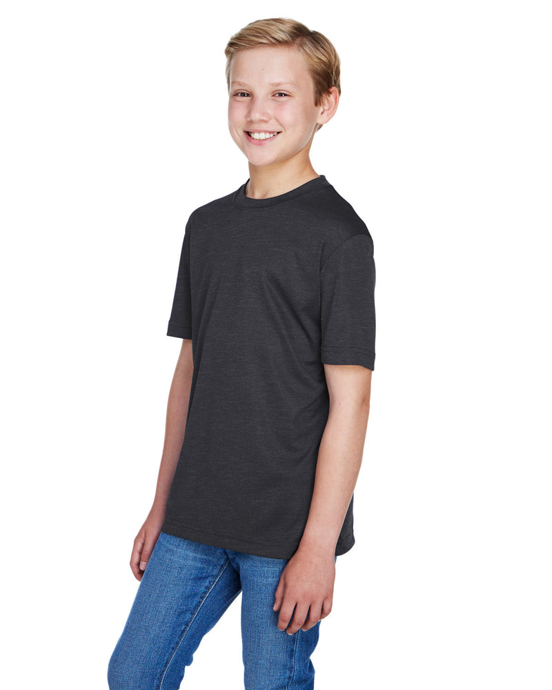 Team 365 Youth Sonic Heather Performance T-Shirt