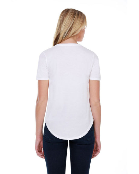 StarTee Ladies' 3.5 oz., 100% Cotton U-Neck T-Shirt StarTee