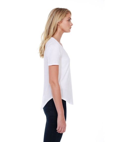 StarTee Ladies' 3.5 oz., 100% Cotton U-Neck T-Shirt StarTee