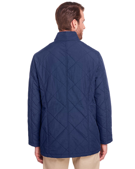 UltraClub Men's Dawson Quilted Hacking Jacket UltraClub