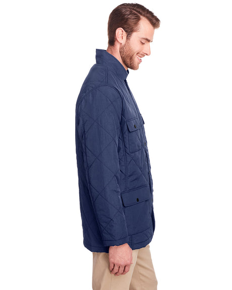 UltraClub Men's Dawson Quilted Hacking Jacket UltraClub