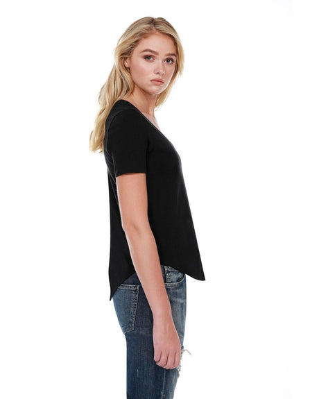 StarTee Ladies' 3.5 oz., 100% Cotton U-Neck T-Shirt StarTee