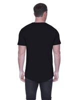 StarTee Men's Cotton/Modal Slit V-Neck StarTee