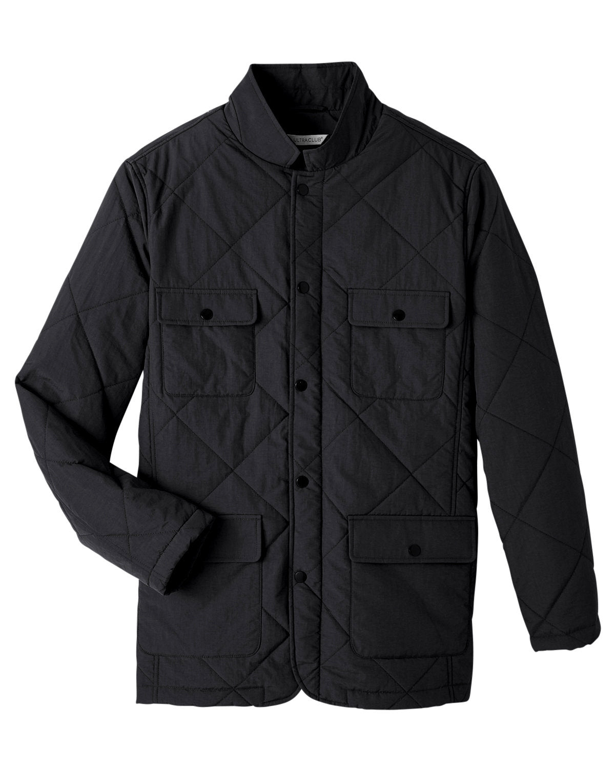 UltraClub Men's Dawson Quilted Hacking Jacket UltraClub