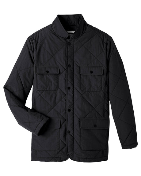 UltraClub Men's Dawson Quilted Hacking Jacket UltraClub