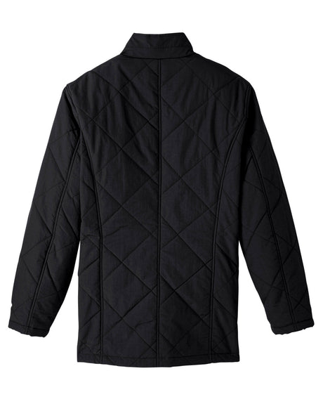 UltraClub Men's Dawson Quilted Hacking Jacket UltraClub