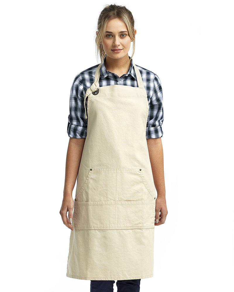 Artisan Collection by Reprime Unisex "Calibre" Heavy Cotton Canvas Pocket Apron