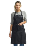Artisan Collection by Reprime Unisex Espresso Bib Apron Reprime