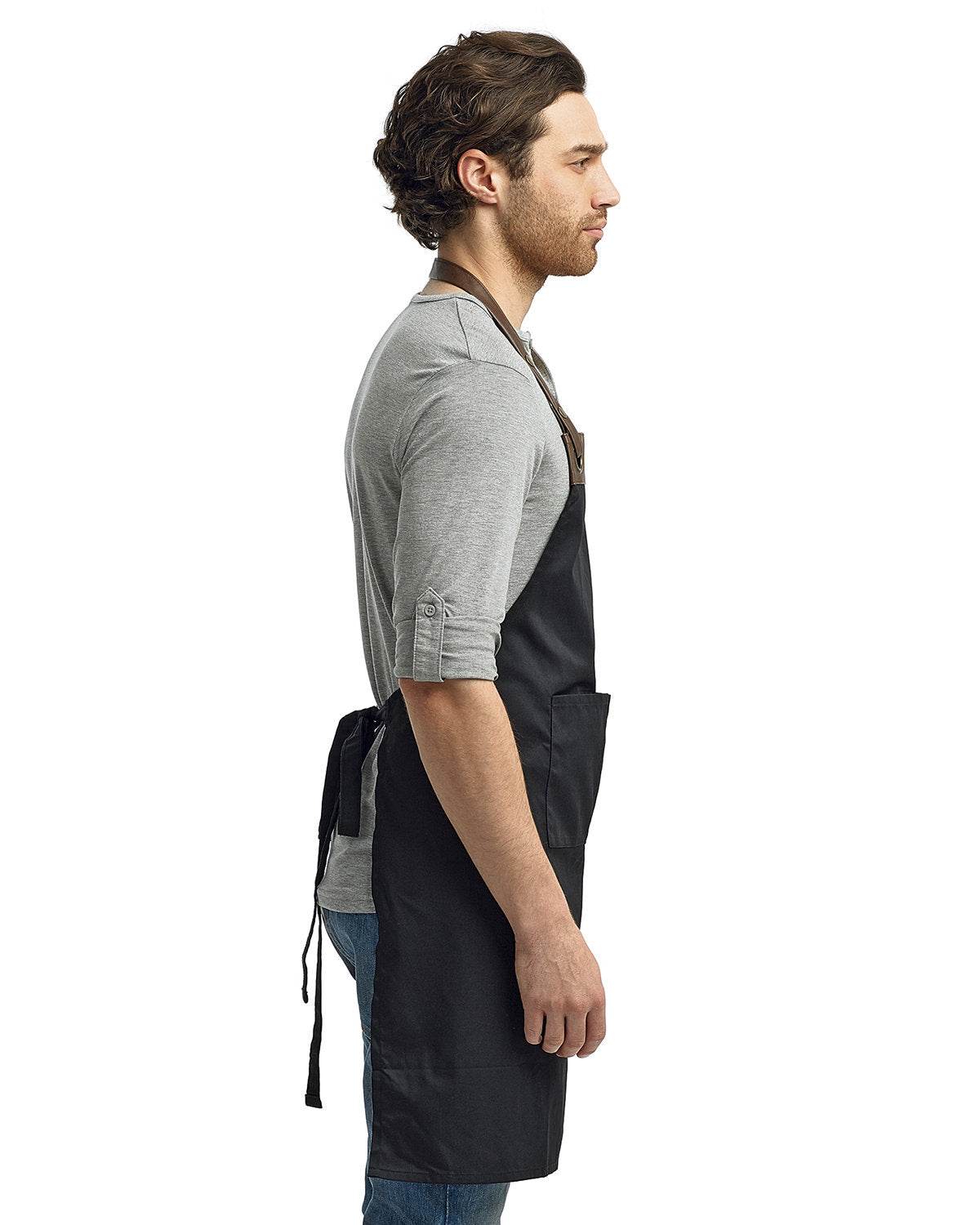 Artisan Collection by Reprime Unisex Espresso Bib Apron Reprime