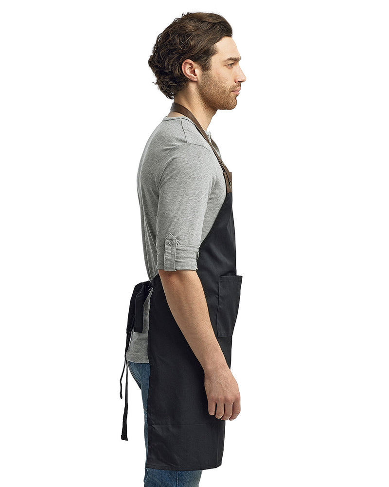 Artisan Collection by Reprime Unisex Espresso Bib Apron