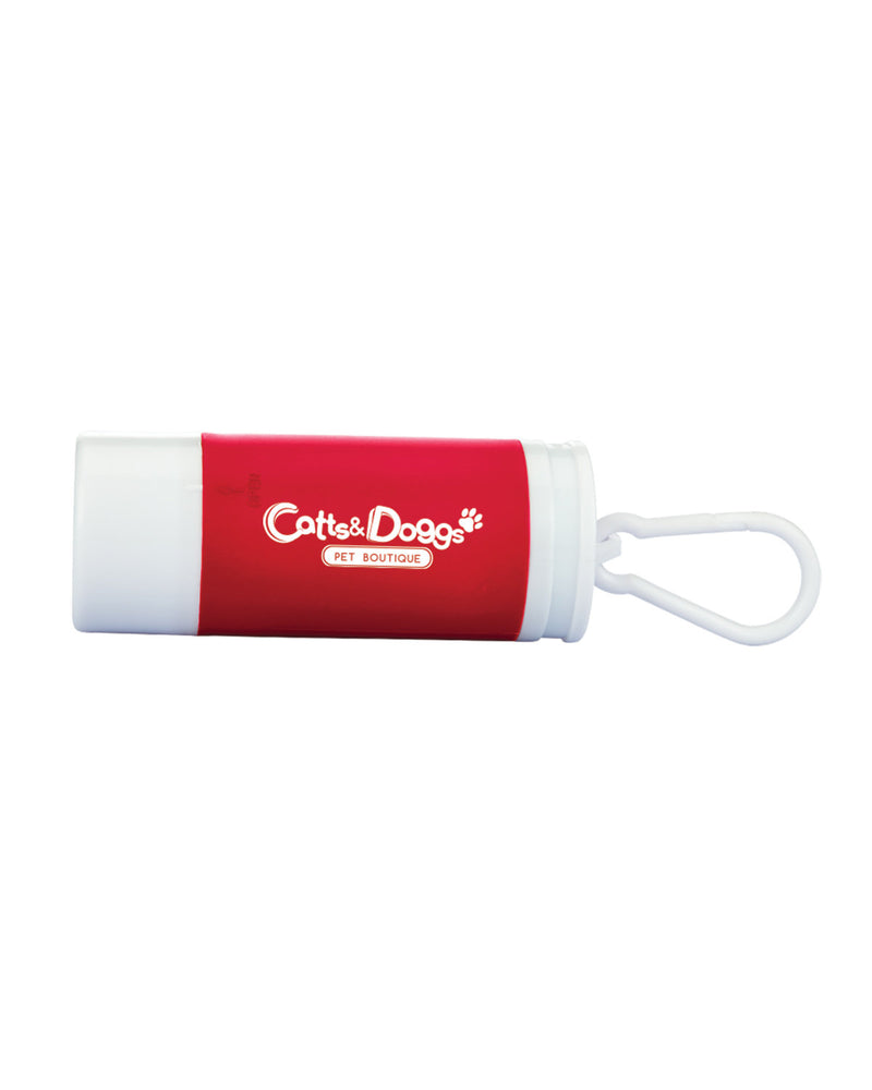 Prime Line Pet Waste Disposal Bag Dispenser With Flashlight